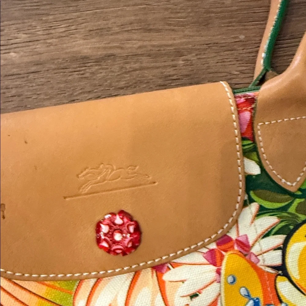 Longchamp Le Pliage Garden Floral Foo tote bag - Picture 2 of 13